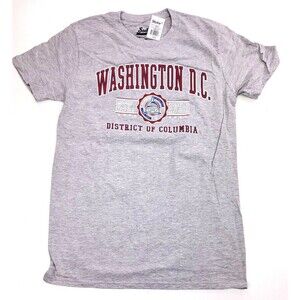 Stellar Washington DC T-shirt Size M Medium Gray District of Columbia Cotton